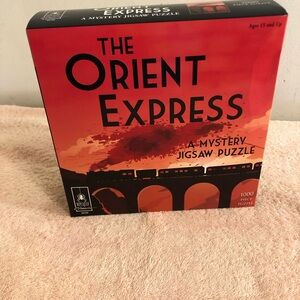 2020 The Orient Express 1000 Piece Mystery Jigsaw Puzzle Sealed